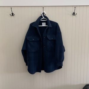 Zara Plaid Shacket